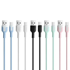 Кабель USB XO NB212 USB to Type-C (2.1A/1m) (Bottle) Микс
