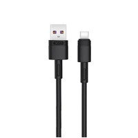 Кабель USB XO NB-Q166 USB to Type-C (5A/1m) Black