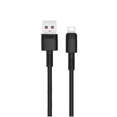 Кабель USB XO NB-Q166 USB to Type-C (5A/1m) Black