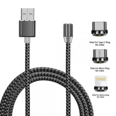 Кабель-магнитный USB Magnetic-360 USB to Type-C Black