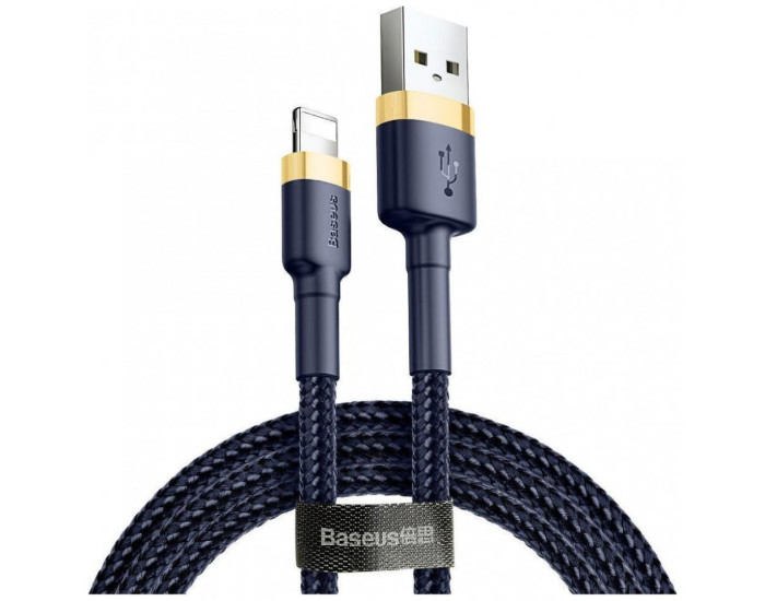 Кабель USB Baseus Cafule USB to Lightning (1.5A/2m) Black/Gold