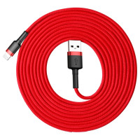 Кабель USB Baseus Cafule USB to Lightning (2A/3m) Red