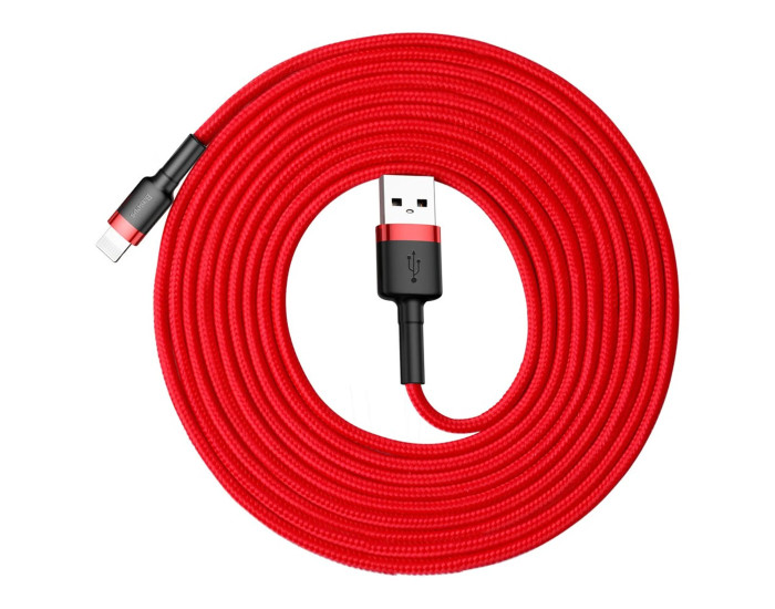 Кабель USB Baseus Cafule USB to Lightning (2A/3m) Red