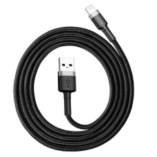 Кабель USB Baseus Cafule USB to Lightning (2m) Black Grey (CALKLF-C)