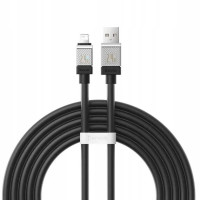 Кабель USB Baseus CoolPlay Series USB to Lightning (2.4A/2m) Black (CAKW000501)