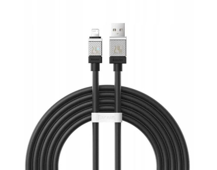 Кабель USB Baseus CoolPlay Series USB to Lightning (2.4A/2m) Black (CAKW000501)