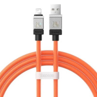 Кабель USB Baseus CoolPlay Series Fast Charging Cable USB to Ligthning (2.4A/1m) Orange (CAKW000407)