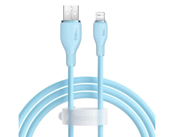 Кабель USB Baseus Pudding Series Fast Charging Cable USB to Ligthning (2.4A/1.2m) Blue (P10355700311-00)