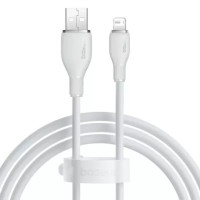Кабель USB Baseus Pudding Series Fast Charging Cable USB to Lightning (2.4A/1.2m) White (P10355700221-00)