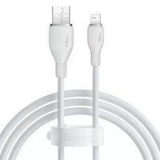 Кабель USB Baseus Pudding Series Fast Charging Cable USB to Lightning (2.4A/1.2m) White (P10355700221-00) 
