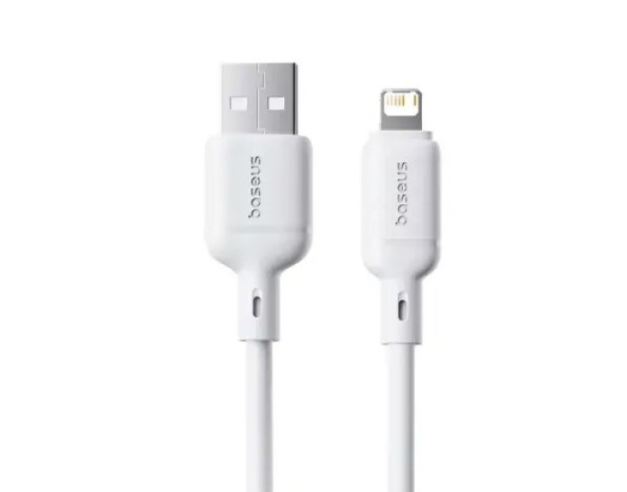 Кабель USB Baseus Silky Series USB to Lightning (2.4A/1m) White (P10377702213-00)