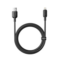 Кабель USB Baseus Silky Series USB to Lightning (2.4A/2m) Black (P10377702113-01)