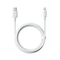 Кабель USB Baseus Silky Series USB to Lightning (2.4A/2m) White (P10377702213-01)