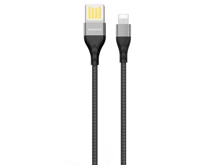 Кабель USB Borofone BU11 Tasteful USB to Lightning (1.2m) Black