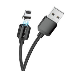 Кабель USB Borofone BX57 Effective Magnetic USB to Lightning (2.4A/1m) Black