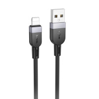 Кабель UBS Hoco X109 Energy Silicone USB to Lightning (2A/1m) Black
