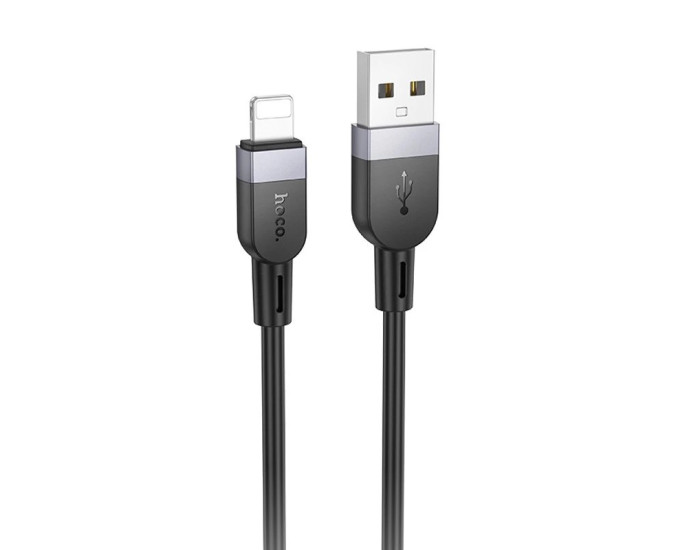 Кабель UBS Hoco X109 Energy Silicone USB to Lightning (2A/1m) Black