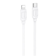 Кабель Hoco X115 Surpass fast charging Type-C to Lightning (PD27W/1m) белый