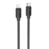 Кабель Hoco X115 Surpass fast charging Type-C to Lightning (PD27W/1m) черный