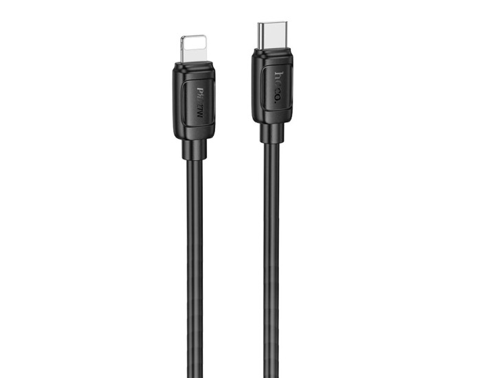 Кабель Hoco X115 Surpass fast charging Type-C to Lightning (PD27W/1m) чорний