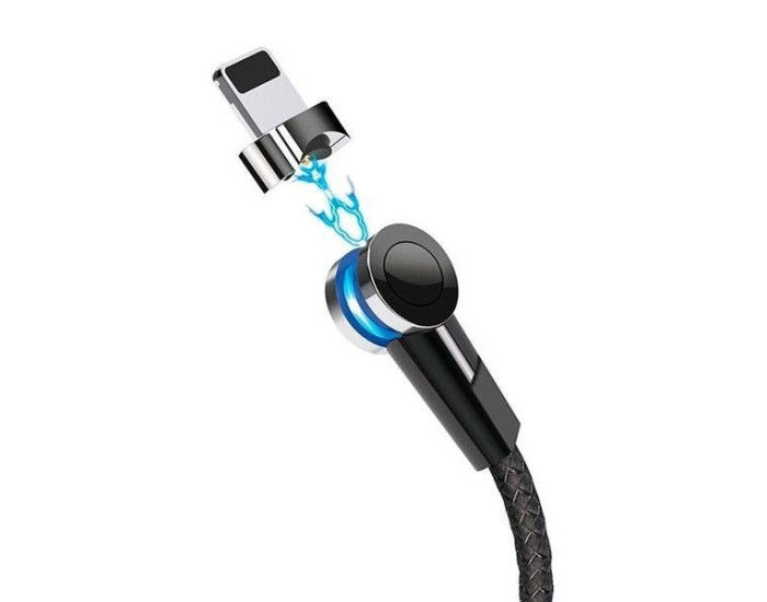 Кабель USB Hoco S8 magnetic USB to Lightning (1m) Black 