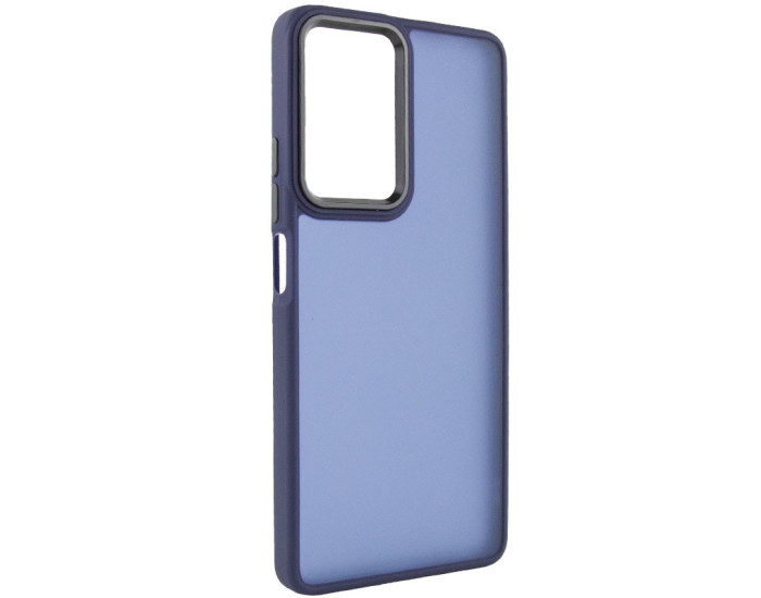 Чохол-силікон TPU+PC Lyon Frosted Infinix Hot 50 4G, Темно-синій