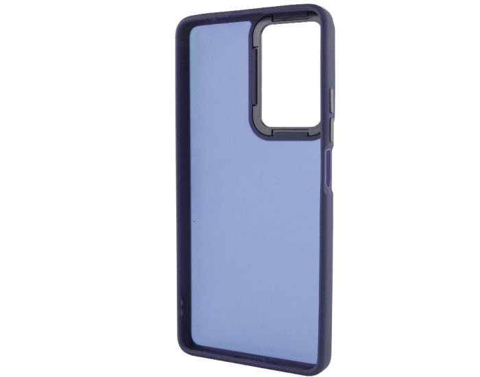 Чохол-силікон TPU+PC Lyon Frosted Infinix Hot 50 4G, Темно-синій