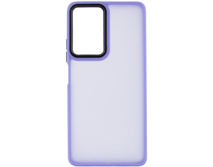 Чохол-силікон TPU+PC Lyon Frosted Infinix Hot 50 4G, фіолетовий