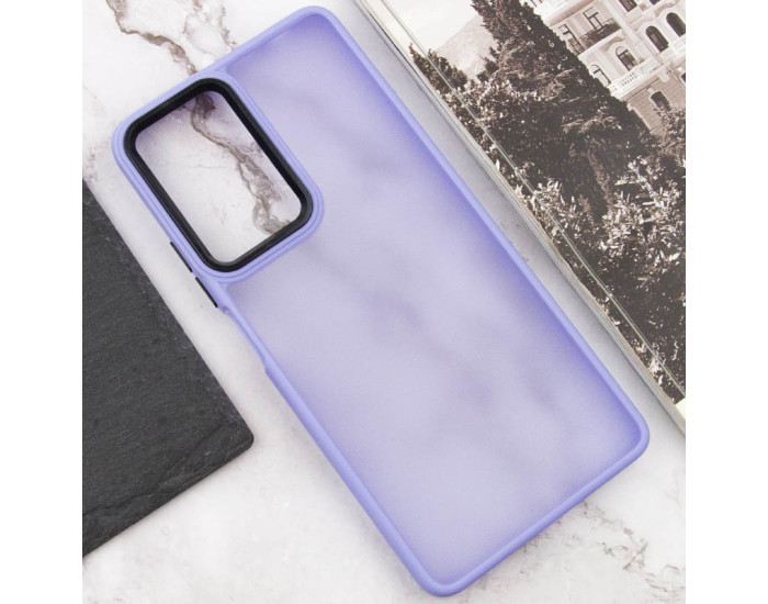 Чохол-силікон TPU+PC Lyon Frosted Infinix Hot 50 4G, фіолетовий