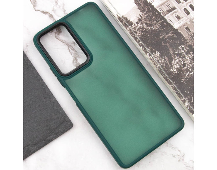 Чохол-силікон TPU+PC Lyon Frosted Infinix Hot 50 4G, Зелений