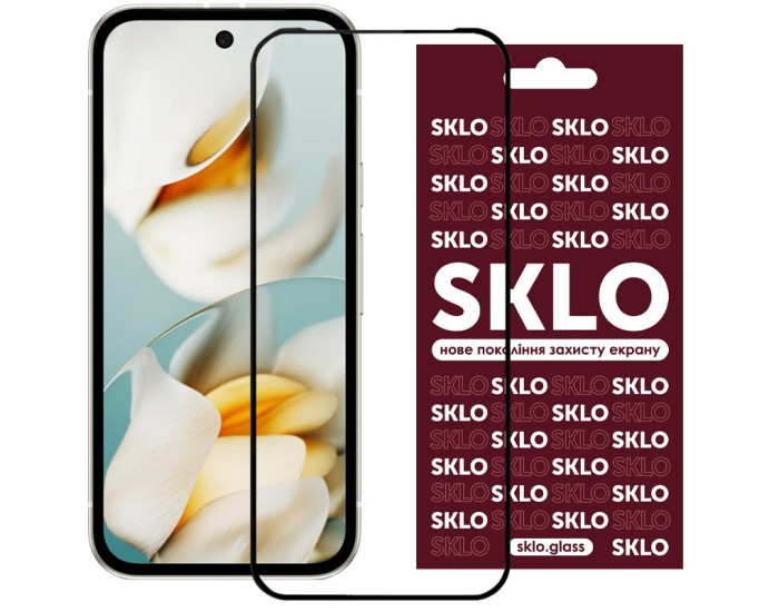 Защитное стекло SKLO Google Pixel 9a, 5D Black