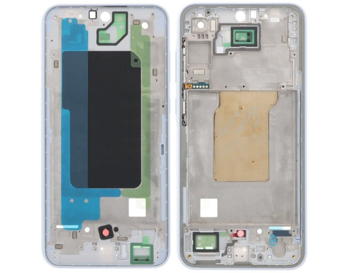 Рамка кріплення дисплея Samsung A356 Galaxy A35, блакитна