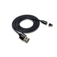 Кабель USB Aspor 360* magnetic USB to Lighting (2.4A/1.2m) Grey