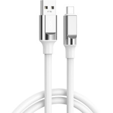 Кабель USB XO NB251 Liquid Silicone Rubber USB to Lightning (6A/1m) Белый