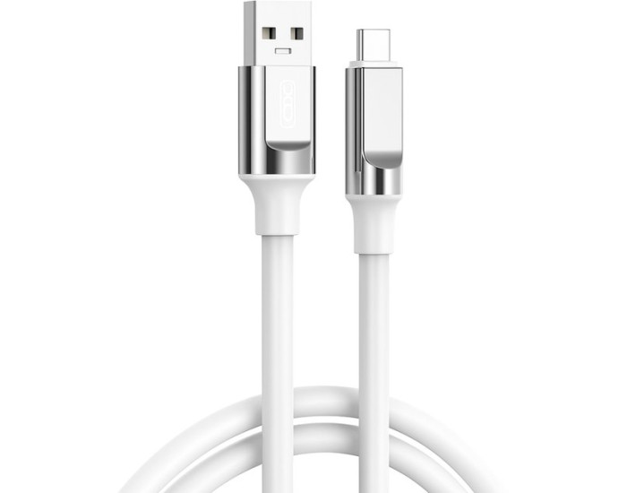 Кабель USB XO NB251 Liquid Silicone Rubber USB to Lightning (6A/1m) Белый