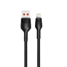 Кабель USB XO NB-55 Series USB to Lightning (5.0A/1m) Black