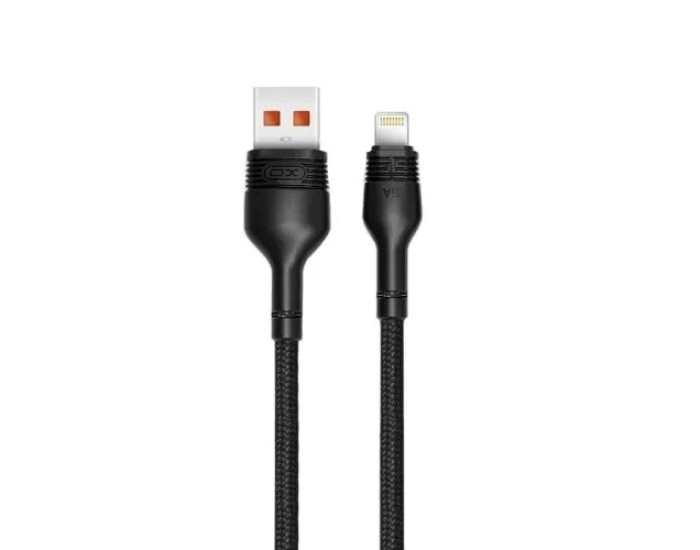 Кабель USB XO NB-55 Series USB to Lightning (5.0A/1m) Black