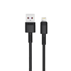 Кабель USB XO NB-Q166 USB to Lightning (5A/1m) Черный