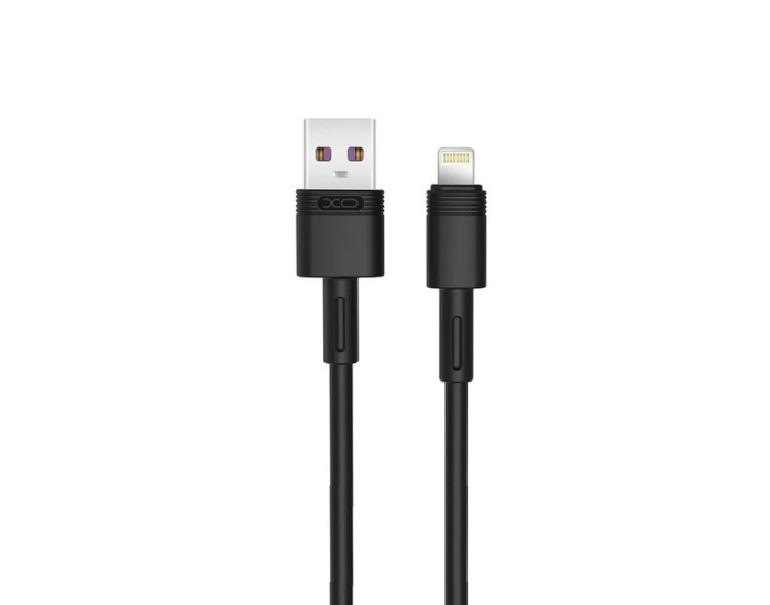 Кабель USB XO NB-Q166 USB to Lightning (5A/1m) Черный