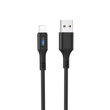 Кабель USB Hoco U79 Admirable Smart Power USB to Lightning (2.4А/1.2m) Black