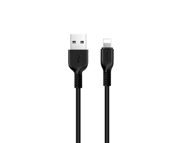 Кабель USB Hoco X20 Flash charged USB to Lightning (2A/3m) Black