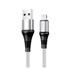 Кабель USB Hoco X50 Excellent USB to Lightning (2.4A/1m) Grey