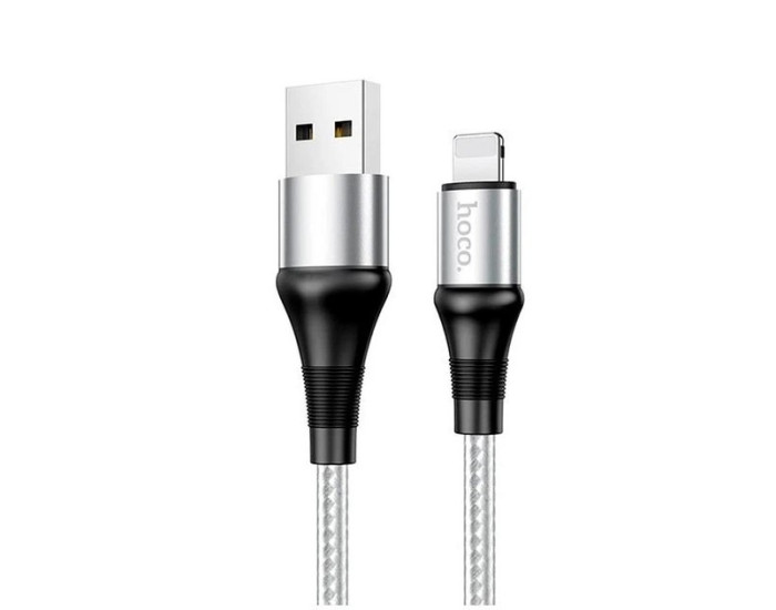 Кабель USB Hoco X50 Excellent USB to Lightning (2.4A/1m) Grey