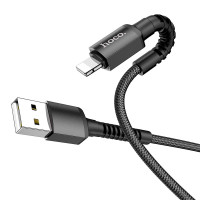 Кабель USB Hoco X71 Especial Charging USB to Lightning (2.4A/1m) Black