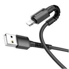 Кабель USB Hoco X71 Especial Charging USB to Lightning (2.4A/1m) Black