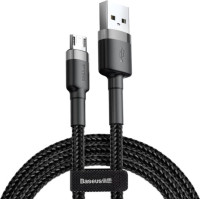Кабель USB Baseus Cafule USB to Micro (2A/3m) Grey/Black (CAMKLF-HG1)