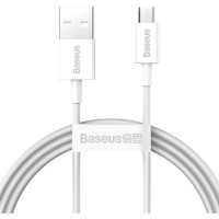 Кабель USB Baseus Superior Series Fast Charging USB to Micro (2A/2m) Білий (CAMYS-A02)