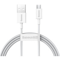 Кабель USB Baseus Superior Series Fast Charging USB to Micro (2A/1m) Белый (CAMYS) 