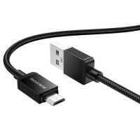 Кабель USB Borofone BX120 Placer charging USB to Micro (2.4A/1m) Black