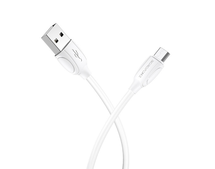 Кабель USB Borofone BX19 Benefit USB to Micro (2.4A/1m) White